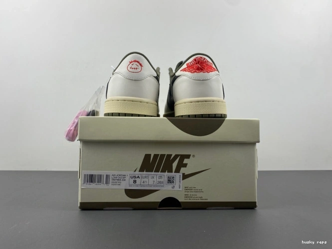 Rep Husky X TRAVIS MEDIUM DM7866-200 JORDAN AIR OG OLIVE LOW SCOTT 1 0712